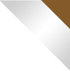 Weiß / Weiß Hochglanz + Gold